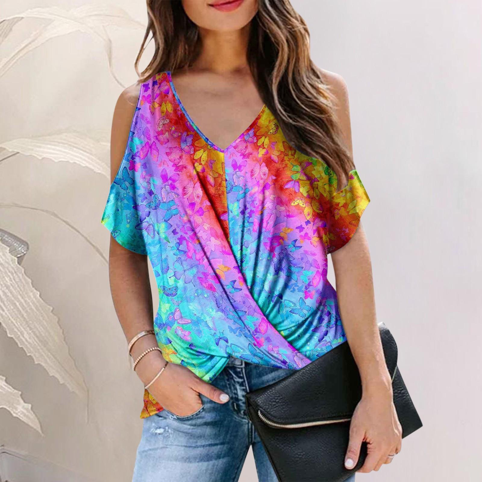 

Женский повседневный однотонный принт, облегающий сексуальный пуловер с открытыми плечами, топ с v-образным вырезом XXL