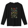 Flowers Variations T Shirt  British Wildflowers Retro Cool Top vintage Washed designer clothes graphic Unisex Versatile