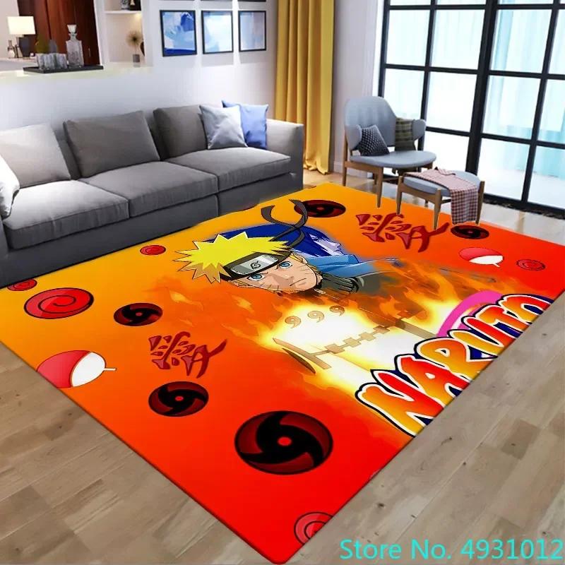 Anime Hot Uzumaki Naruto Love Rug Carpet Living Room Bedroom Bedside Soft Comfortable Children Kids Anti Slip Floor Mat