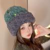 Warm beanie hat autumn and winter ear protection, soft waxy knitted hat, student windproof pullover hat