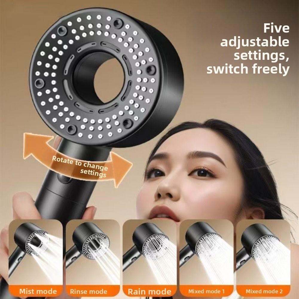 One-Key Stop Bathroom Showerhead Set High Pressure Shower Set  Bathroom Supplies