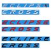 For Mitsubishi ECLIPSE CROSS body tail label 3D personalized car logo refit front hood emblem rear trunk mark car accessories UN1