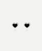 Noonoo Fingers [Silverpost] Dewey Heart Earrings