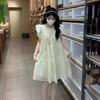 French Pink Flying Sleeve Dress Women's Summer Small Man Lotus Leaf Edge Loose Belly Cover Age Reduction Doll Short Skirt