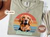 Custom Comfort Colors Vintage Retro Pet Shirt Pet Photo + Name Custom Dog Portrait Personalized Custom T Shirts Dog Dad Dog Mom 90's Shirt
