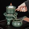 Chinese Teaset Bone China Teapot Tea Cup Set High-End Automatic Modern Travel Kung Fu Teaware Strainer