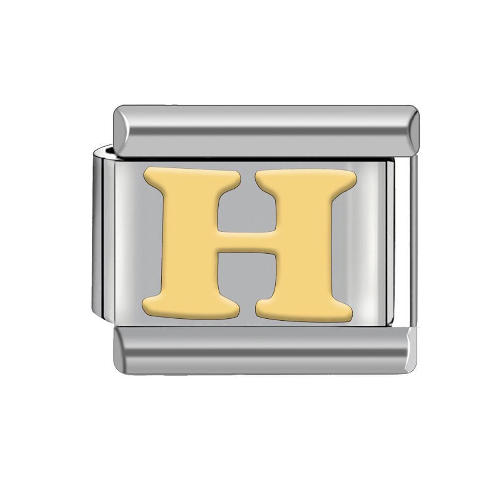 

9 мм съемный итальянский браслет с подвесками для самостоятельного сращивания, нержавеющая сталь, женский дизайн 2300087