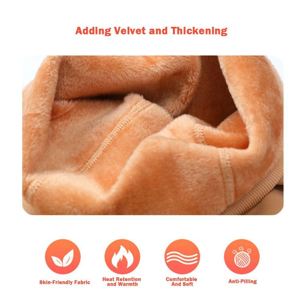 Fashion Winter Kids Thermal Underwear Suits Stretch Nude Color Dance Tights Fleece Warm Leotard