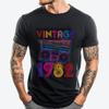 Vintage Cassette Radio 40th Birthday Party 1982 Big And Tall T Shirts Short Sleeve Tee Vaporwave Graphic Tees