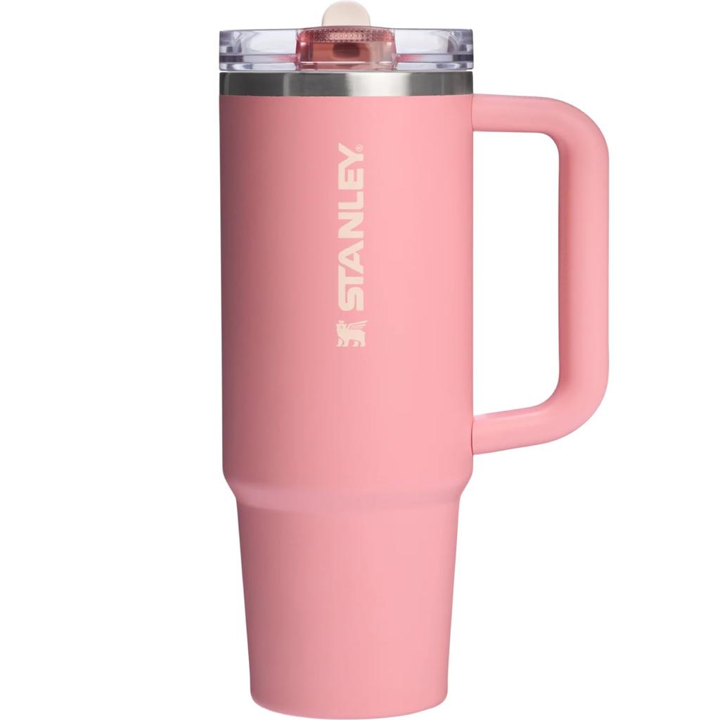 STANLEY Vacuum Quencher Pro Tour Pink Mesa Stainless Steel Water Bottle with Dishwasher and Warranty Japanese H2.0 0.88L Straw, Safe, (12485-377)