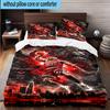 3PCS Michael Basketball Artwork Bedding Set,Including 1pc Duvet Cover And 2pcs Pillowcases Perfect for Bedroom, Dormitory, Fan Christmas Gift