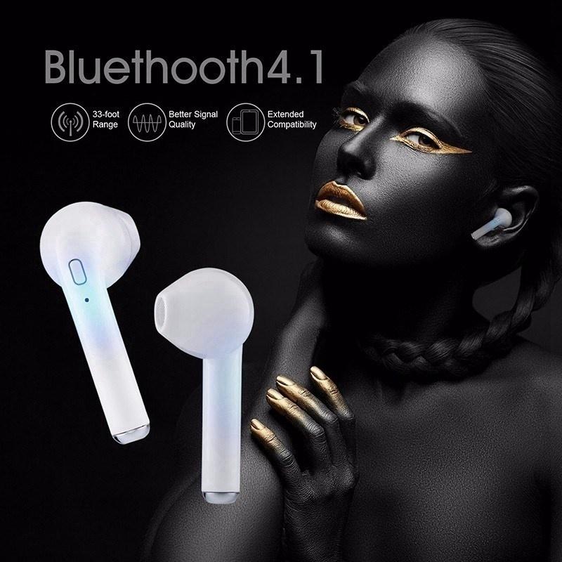 Mini Bluetooth 4.1 Wireless Headset Earbud Headphone Earphone For iPhone 7 6 6s