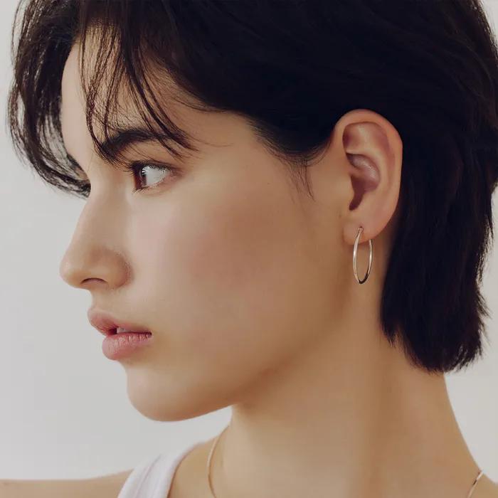 (silver 925) Nuo essential earring_M