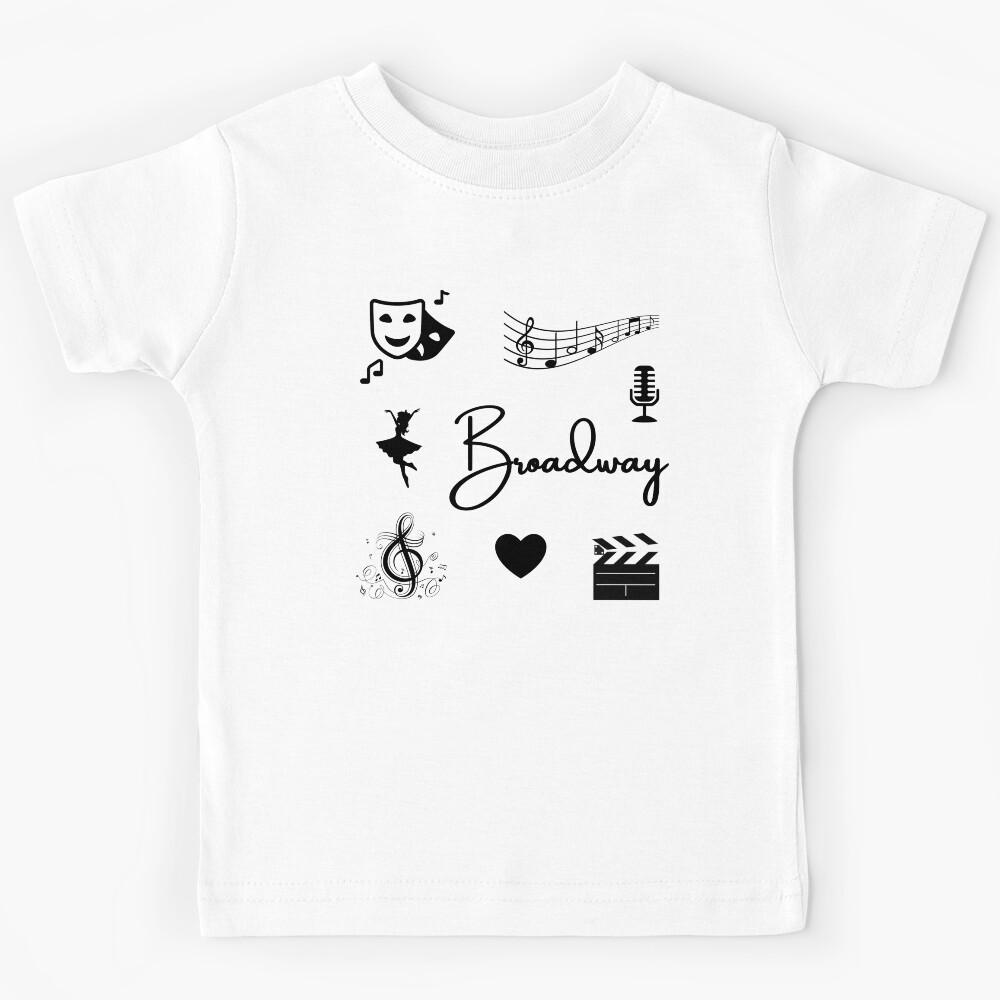 Musical Theatre Sticker Pack Kids T-Shirt 130