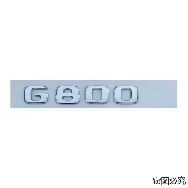 CWDRF1 ABS Letter Emblem Car Sticker Auto Body Rear Trunk Tail Decal Badge for Mercedes Benz G700 G800 G900 900 800 700