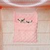 Plush Hamster Hammock Hangable Small Pet Hammock Soft Rat Sleeping Bag