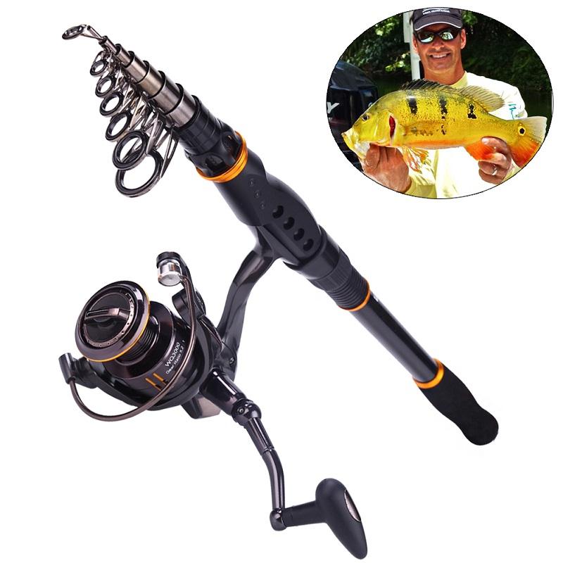 

Спиннинговая удочка и катушка для рыболовов, удочка из углеродного волокна, снасти для морской и пресноводной рыбалки 1.8M Rod & 2000 Reel