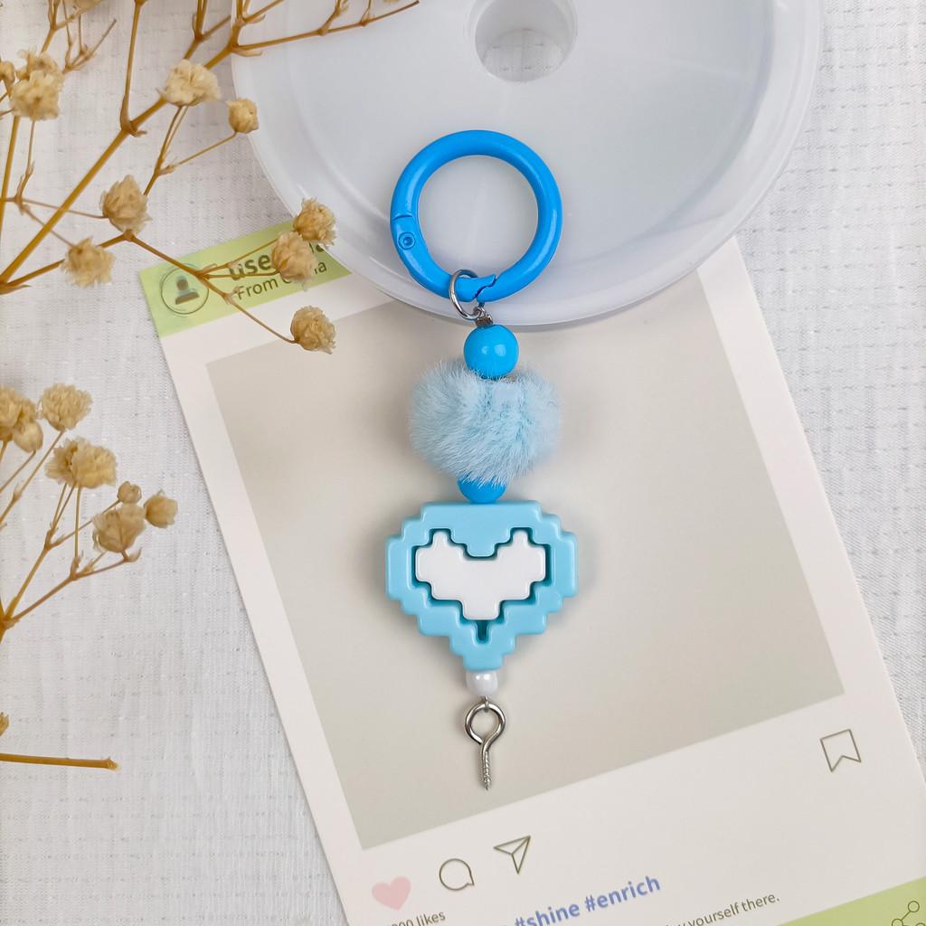 Melad Asymmetrical Cookie Bear Earring Set With Heart Charm For Women And Teens