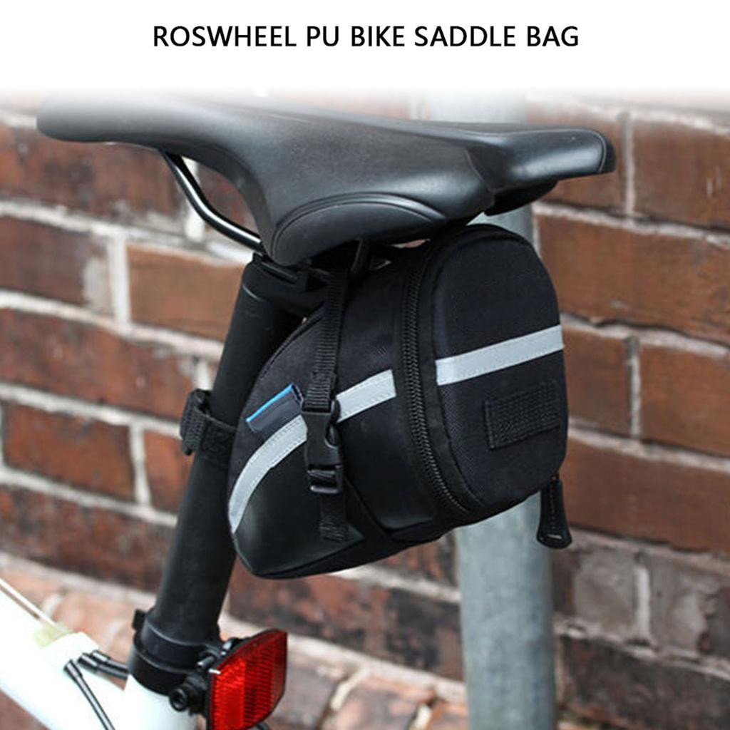 PU Bike Rr Rack Storage Bag Large Capacity Saddle Tail Pouch   Accessory