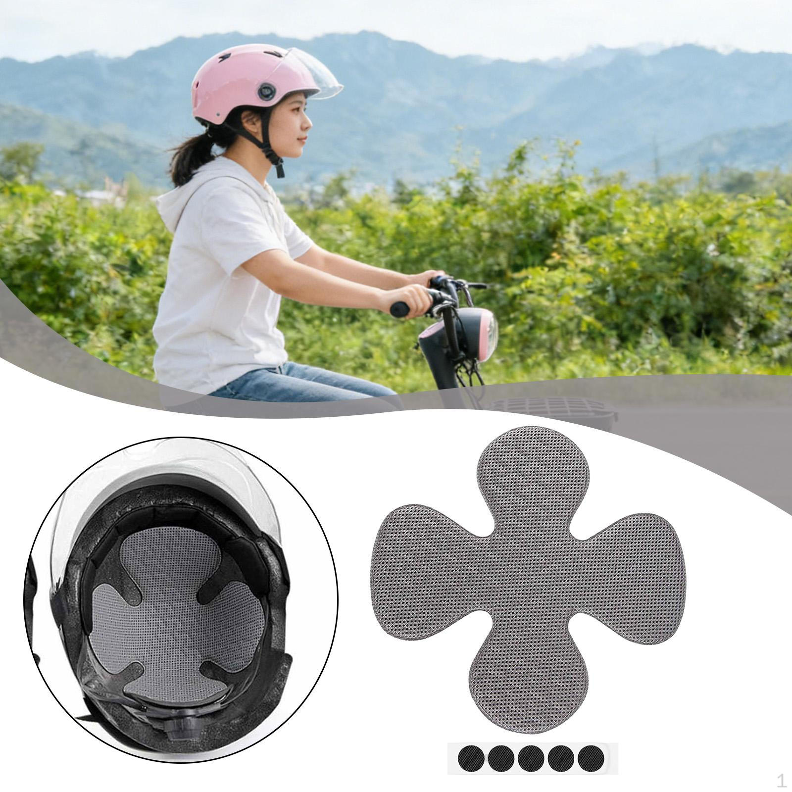 Helmet Liner Pad Cushion Removable Breathable Washable Mat Padding Insert for Motorcycle Cycling