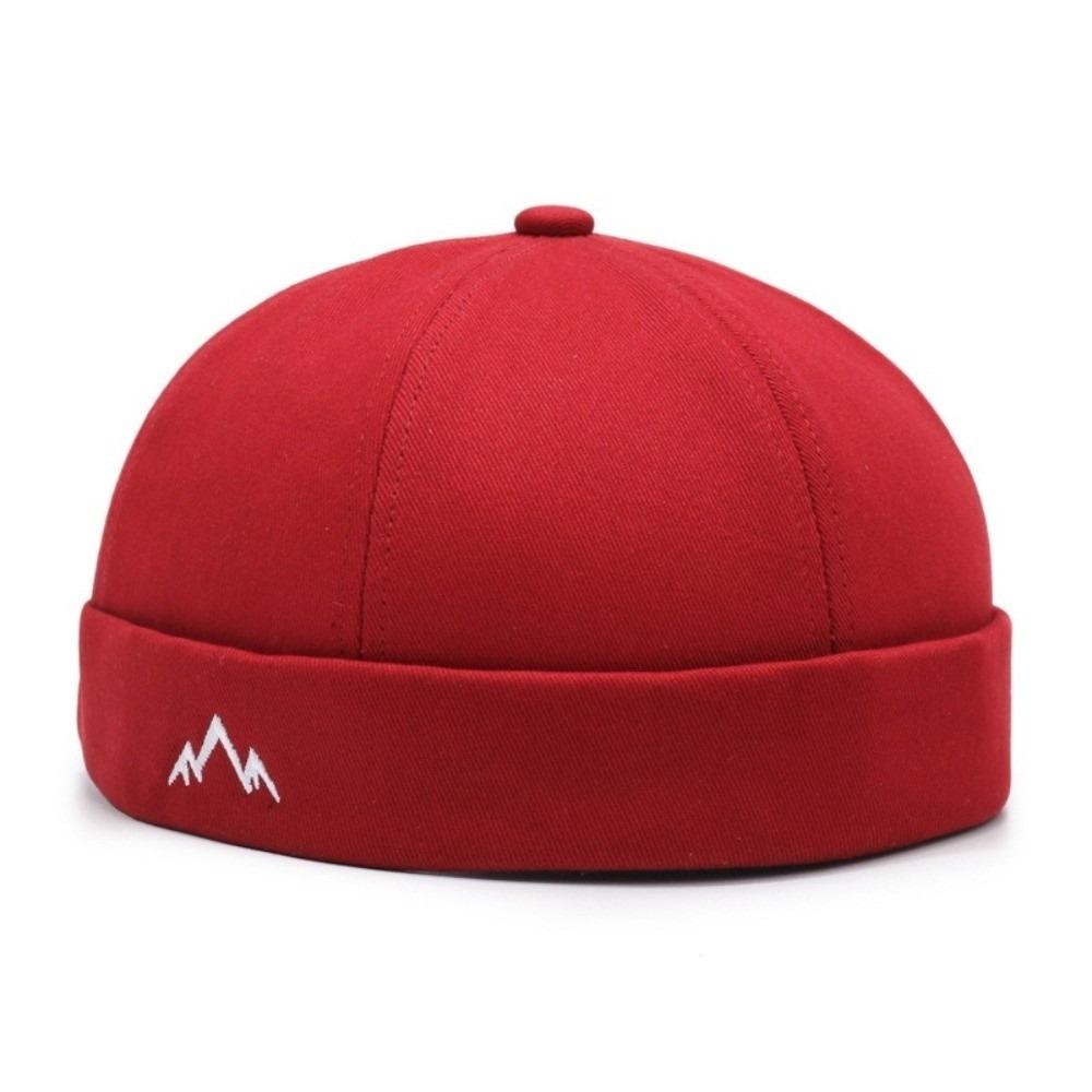 Solid Color Brimless Hat Breathable Hip Hop Hats Fashion Landlord Hat Unisex