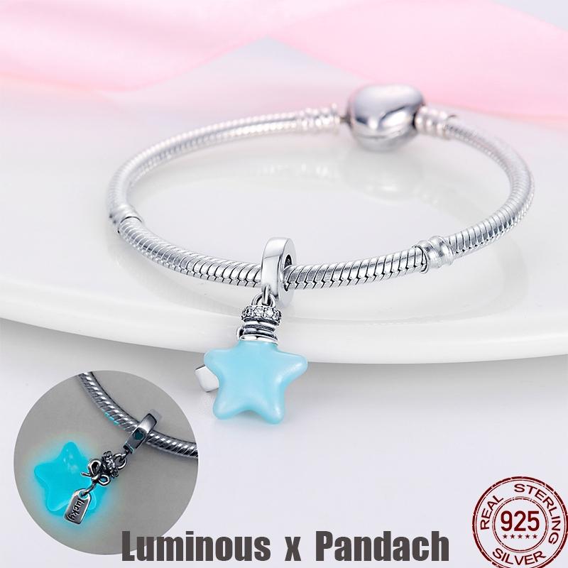 Luminous Firefly Star Moon Cherry Catcopper Pendant Beads 3Mm Diy For Women Exquisite Jewelry Making Gift