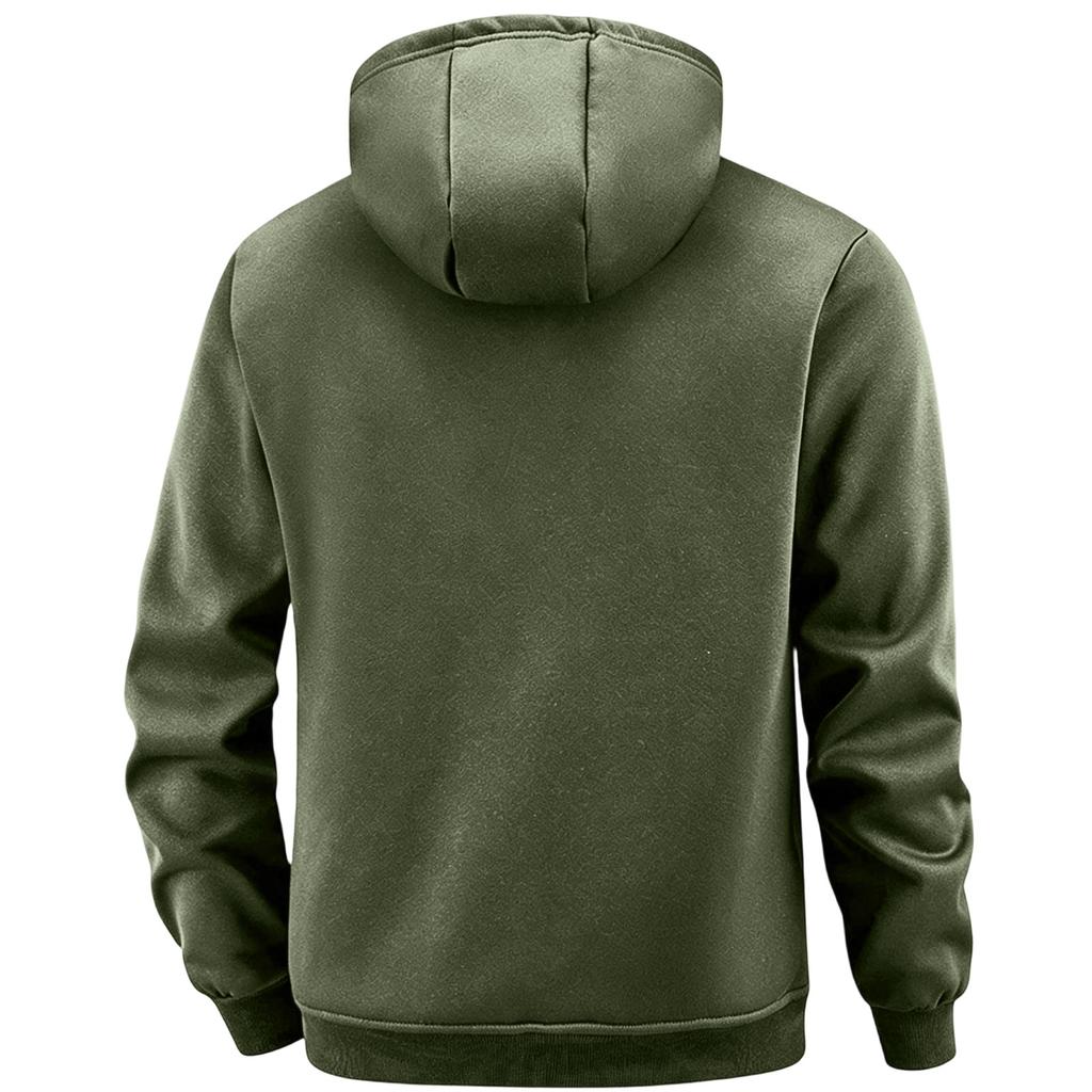 Herren Kapuzen-Strickjacke Jacke, Lässige Dicke Warme Winddichte Oberbekleidung für Herbst und Winter