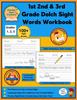Kniha 1st 2nd 3rd Grade Dolch Sight Words Workbook : Over 100 1st 2nd 3rd Grade Dolch Sight Words Handwriting Practice Pages