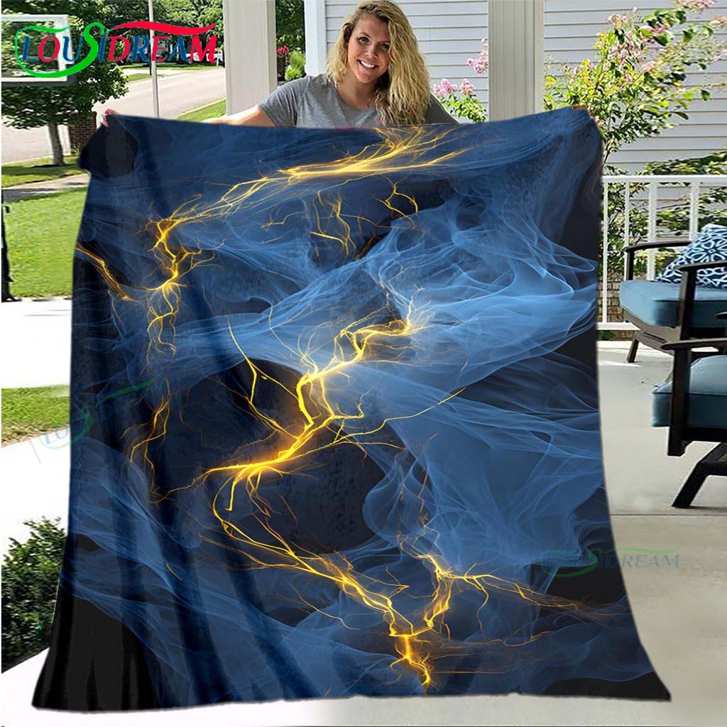 Fashion 3D Popular Mobile Wallpaper Four Seasons Blanket Sofa Cover Travel Bed Plush Blanket Travel Office Break Blanket Gift