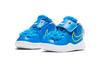 Nike Team Hustle D 9 Lil Slip Resistant Cushioning Abrasion Resistant Breathable Low top Toddler Shoes Blue White Baby CT4066-400