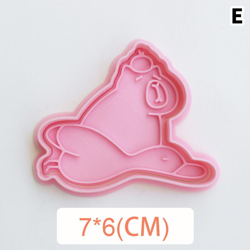 Tegneserie Capybara Formet Kakeutstikker Søtt Dyr Fondant Kjeksform Kakedekorasjonsverktøy Bakeutstyr Kjøkkenredskap