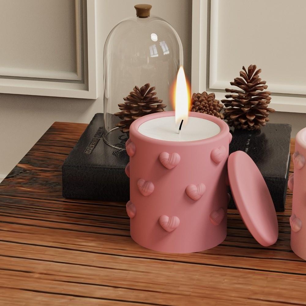 Jar Craft Silicone Molds DIY Flowerpot Candle Vessel Gypsum New Embossed Cup Molds