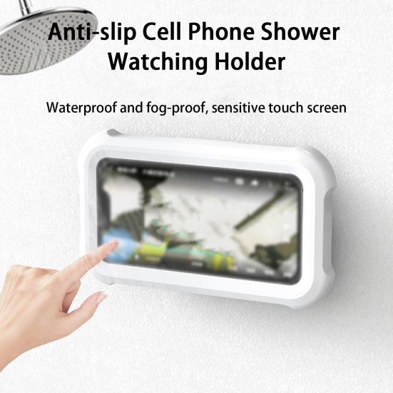 

Коробка для мобильного телефона, вращение экрана на 360 градусов, чувствительный сенсорный телефон, водонепроницаемый выдвижной держатель для ванной комнаты, защита телефона