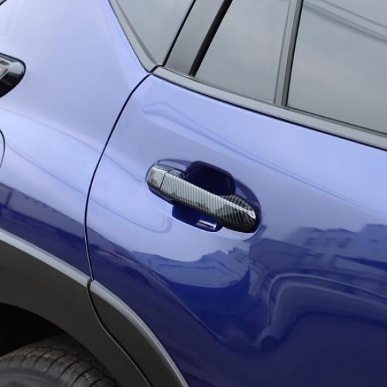 ABS Имитация Углеродного Волокна Накладка на Умную Дверную Ручку для Subaru Crosstrek -2024