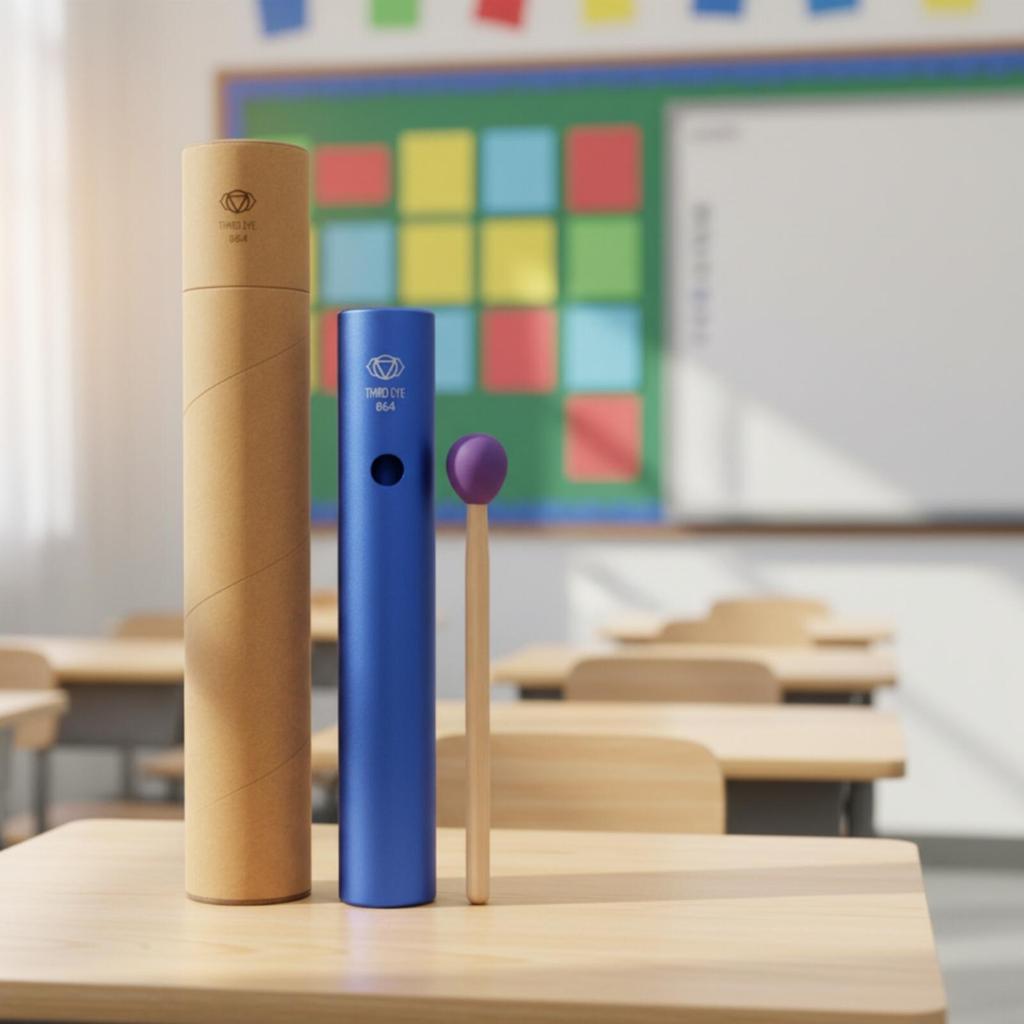 Percussion Tube with Mallet Hollow Sound Long-Lasting for Students