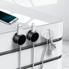 6Pieces 360 Degree Rotating Cord Keeper Magnetic Cable Organiser Adhesive Cable Clip For Desk Cable Cord Management