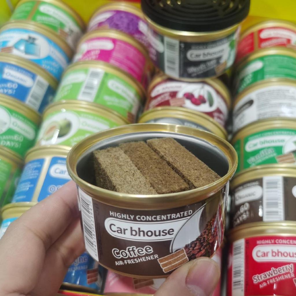 Wooden Block Canned Coffee Scent Car Air Freshener Odor Remover - Hot Seller