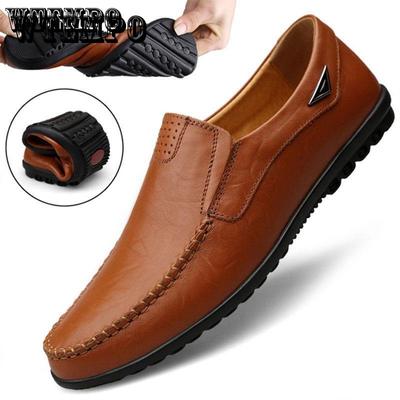Man Casual Shoes Genuine Leather Men Moccasin Shoes Fashion Leather