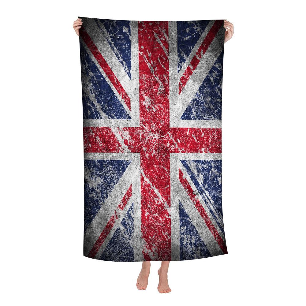UK England Flagge Große Mikrofaser Strandtücher Schnelltrocknendes Handtuch Sandstrandtücher Poolhandtuch für Reisen Schwimmbad Yoga