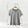 Women's Short Sleeve T-Shirt Crew Neck Lyocell Wool Acetate Blend Solid Color Elegant Commuter Casual Basic Top