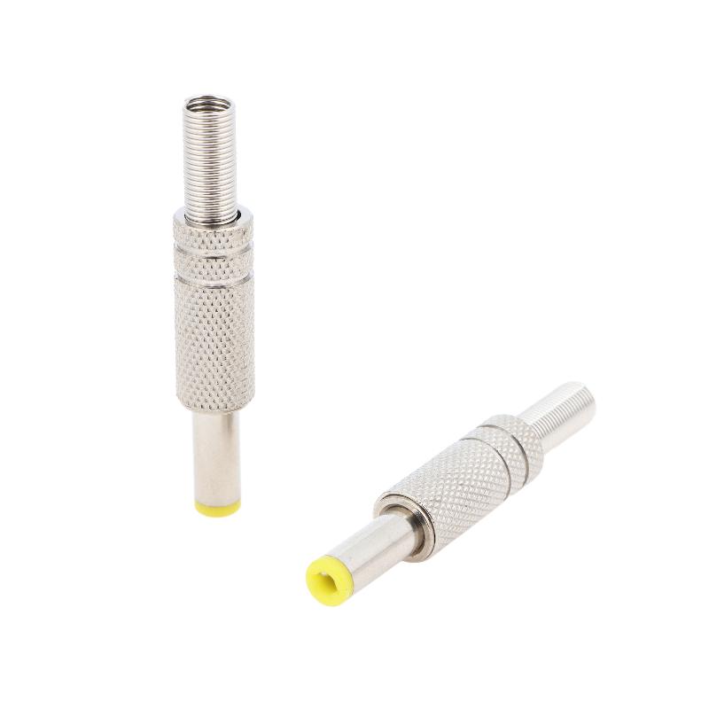 10 Peças 55X21Mm 55X25Mm Conectores Jack de Plugues de Alimentação DC de Metal Durável Para Projetos Eletrônicos de Reparo DIY Projetos de Fiação de Alimentação
