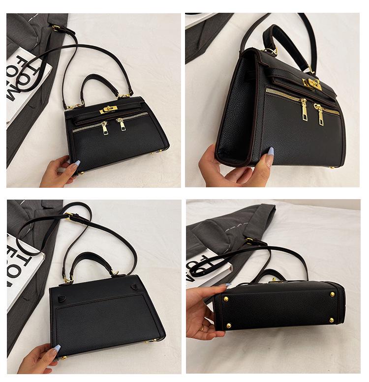 Women's Classic Kelly Style Crossbody Bag - Versatile Shoulder Handbag for Trendy Work & Commute