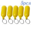 5/10pcs Floating Keychain for Beach Swimming Fishing Kayaking Bright Color Key Buoy Marine Sailing Boat Fender Buoyant Key Ring 3