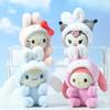Adorable Plush Animal Keychain Soft Toy For Girls Cute Backpack Accessory Pp Cotton Filled
