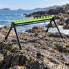 Adjustable Aluminum Fishing Rod Rack Folding with Extendable