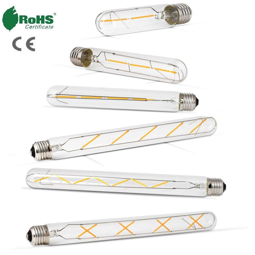 Vintage Retro T30 E27 LED COB Filament Light Bulb 2W 3W 4W 5W 6W 7W 8W Warm White Lamp 220V For Home Bar Decoration Lighting