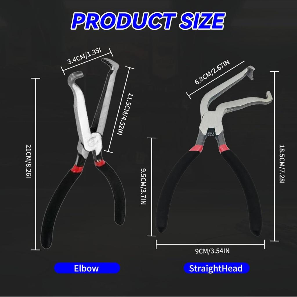 Electrical Disconnect Pliers, Automotive Electrical Connector Disconnect Tool, Fuel Line Petrol Clip Pipe Pliers, Automotive Electrical Tools for
