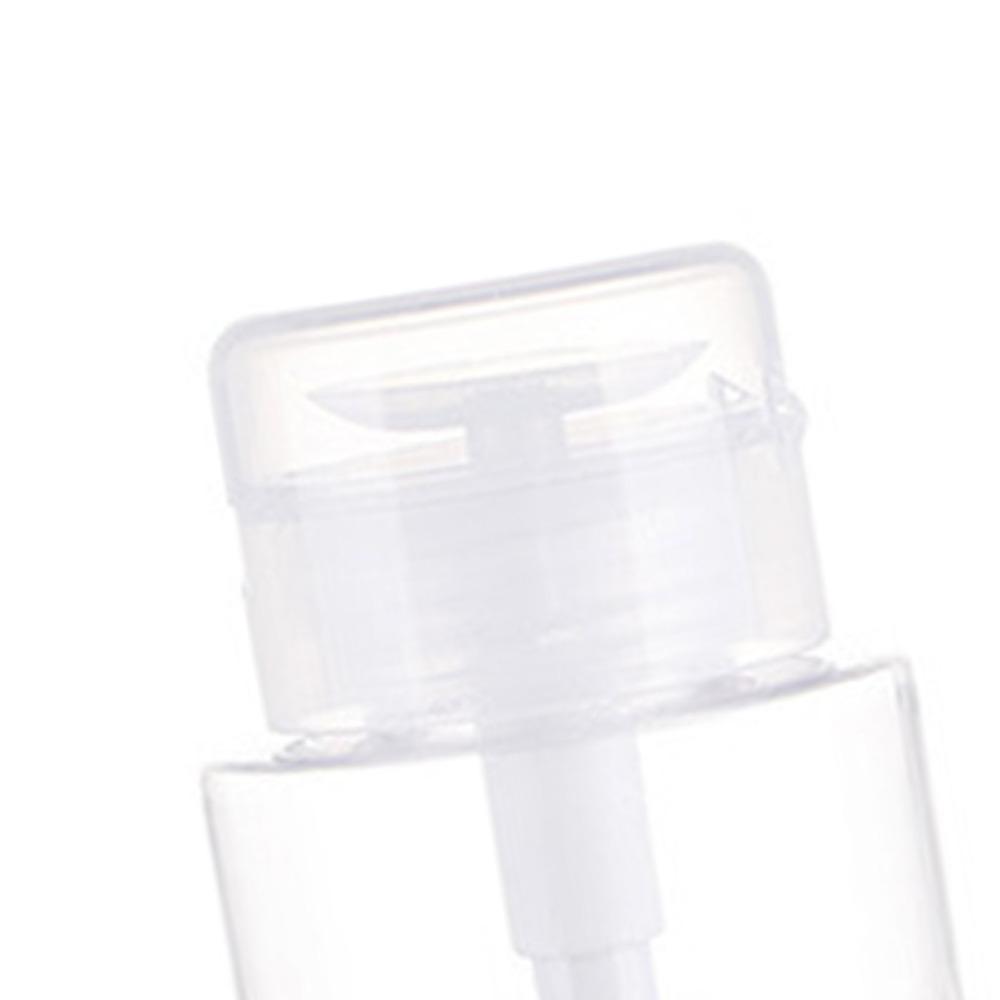 6 Pack Leakproof Push Down Pump Bottle Dust Proof Lid Empty Dispenser Nail Polish
