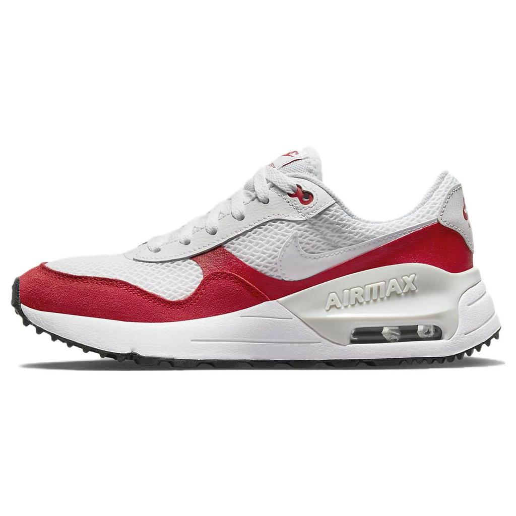Nike Air Max SYSTM GS White University Red Kids Sneakers Photon-Dust DQ0284-108