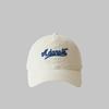 New baseball cap three-dimensional embroidery fashionable soft top cap men's and women's pure cotton shows small face